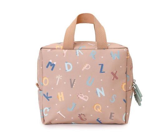 Borsa Termica Merenda Funny Letters Personalizzabile