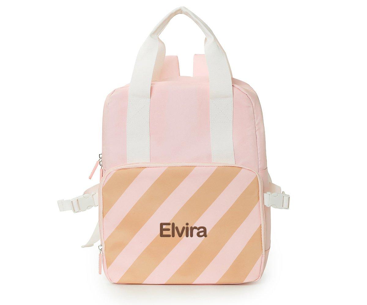 Zaino Termico Monneka Big Stripes Pink Personalizzabile