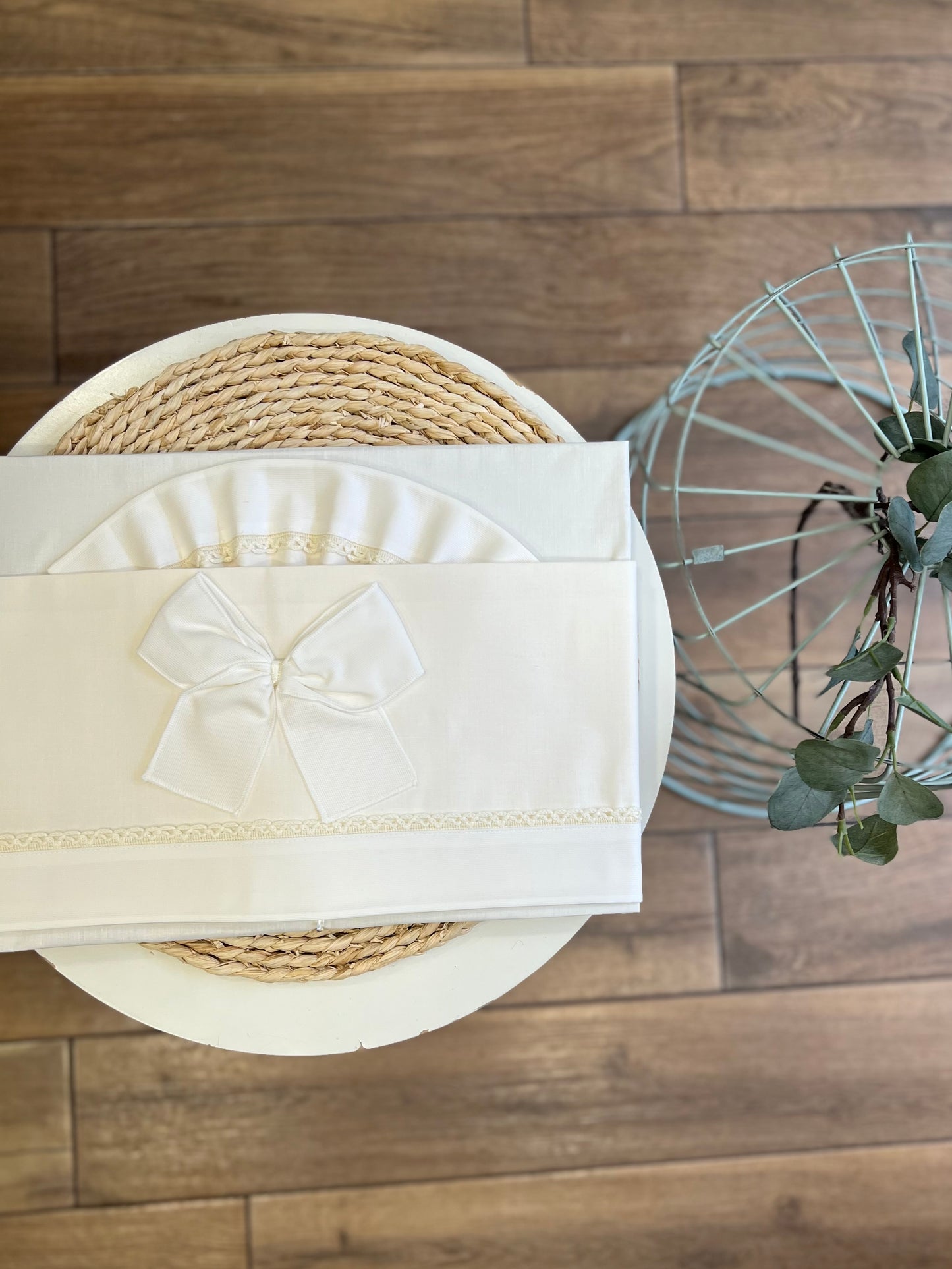 Set carrozzina con fiocco