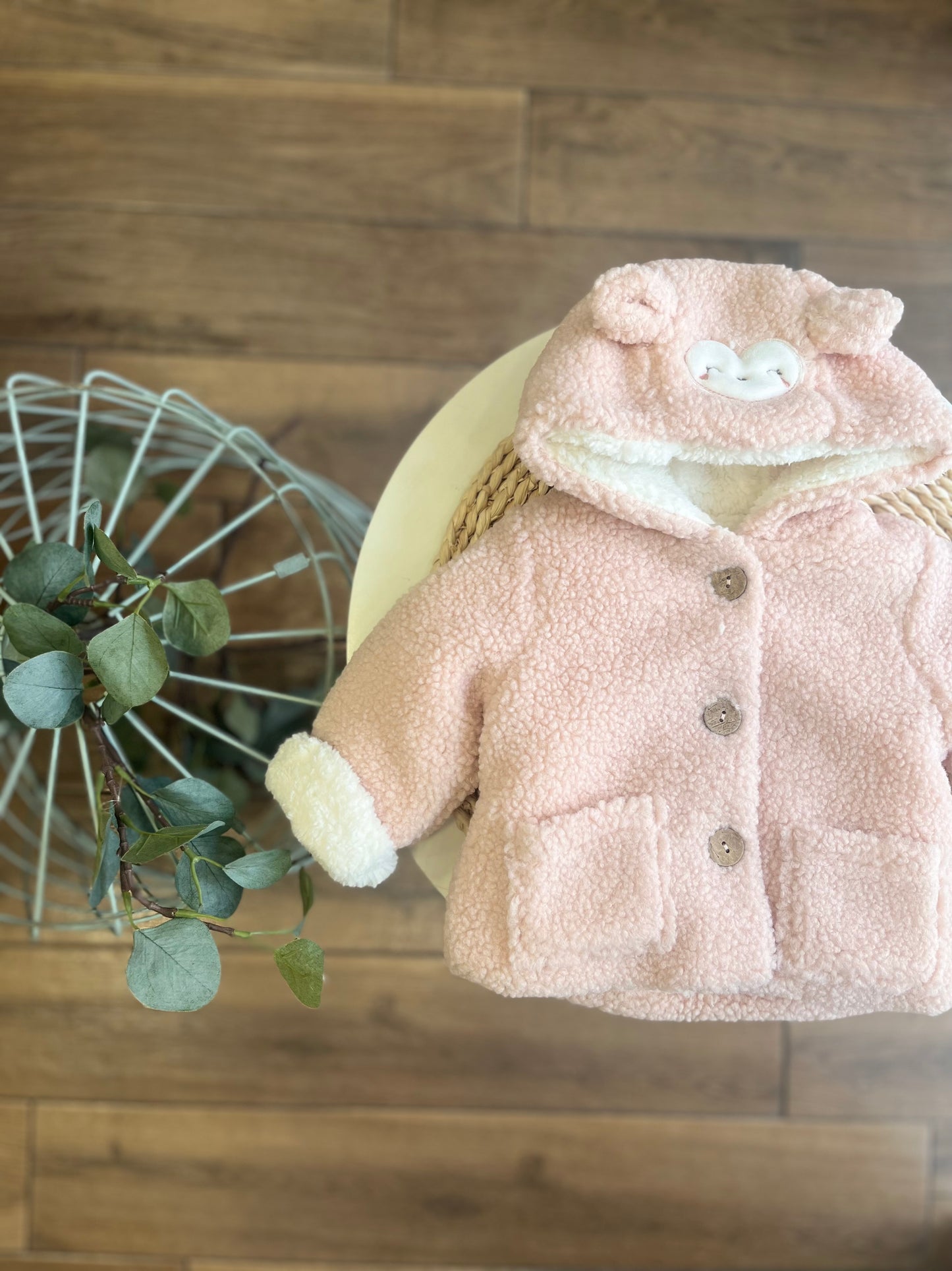 Cappottino Teddy rosa