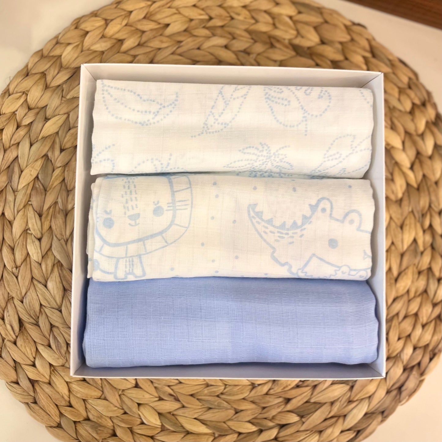 Quadrati in cotone garzato