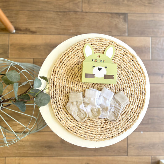 Set 4 paia di calzini in scatola Neutro