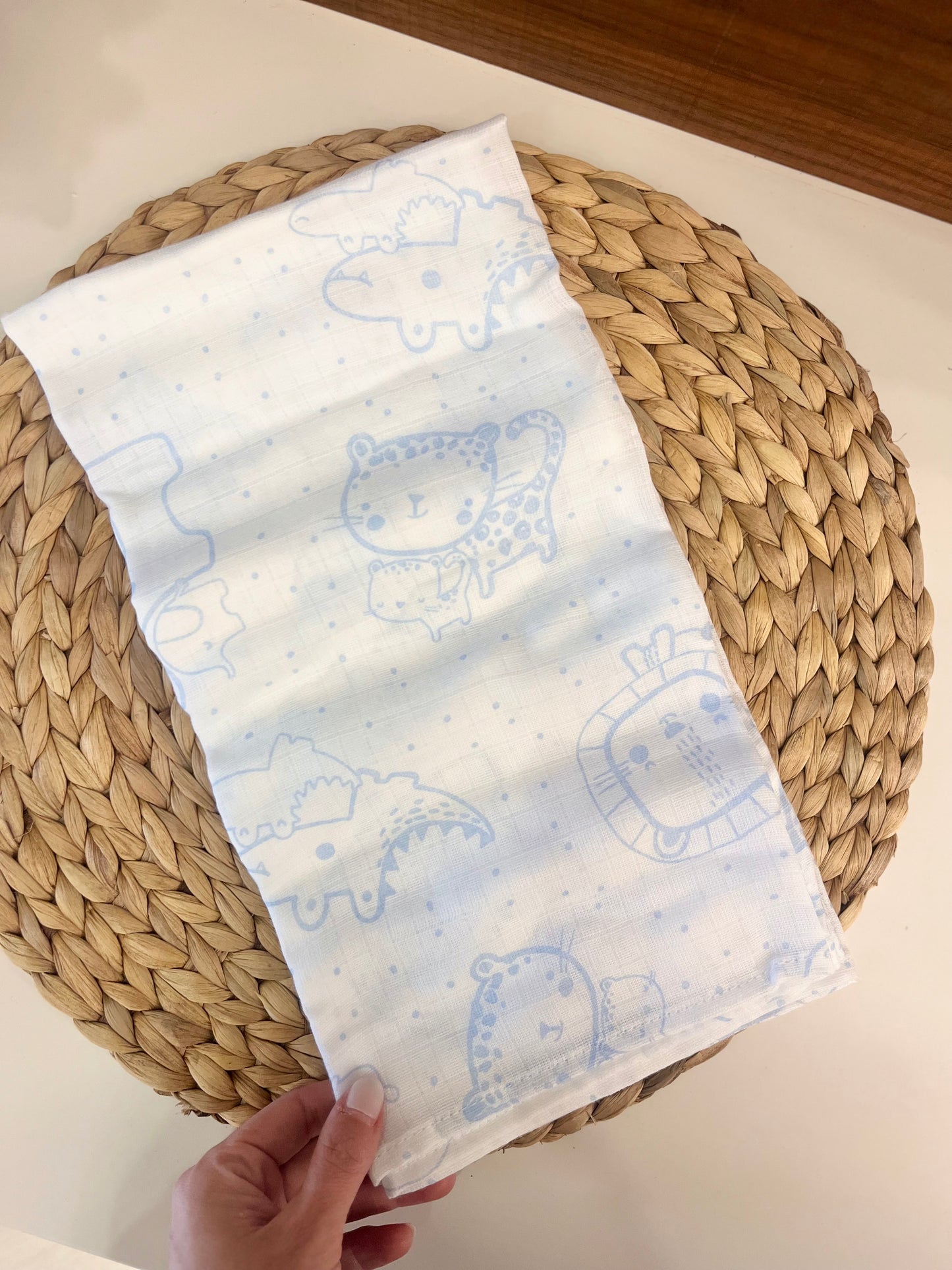 Quadrati in cotone garzato
