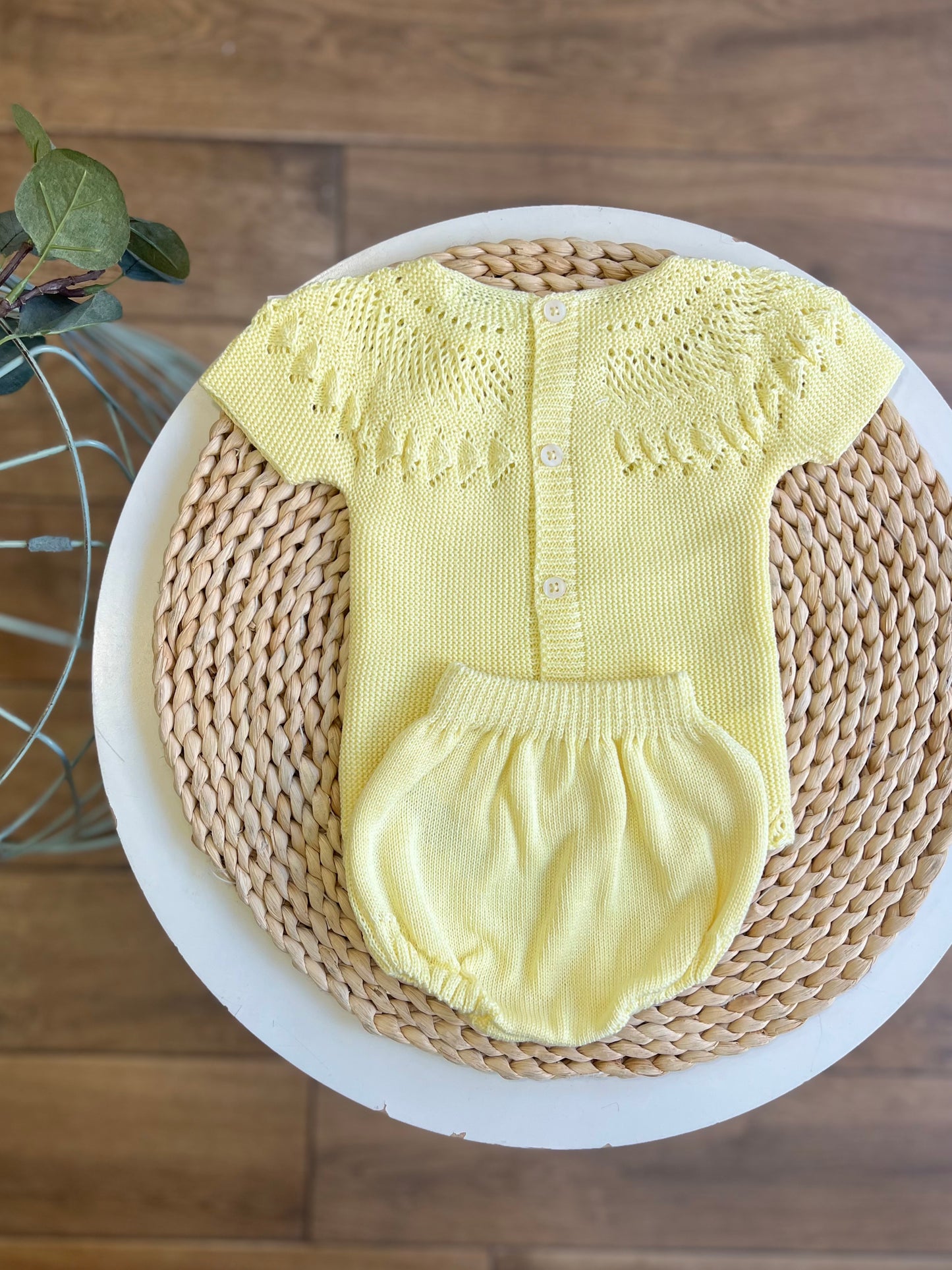 Set 4 pezzi in filo estivo Lemon