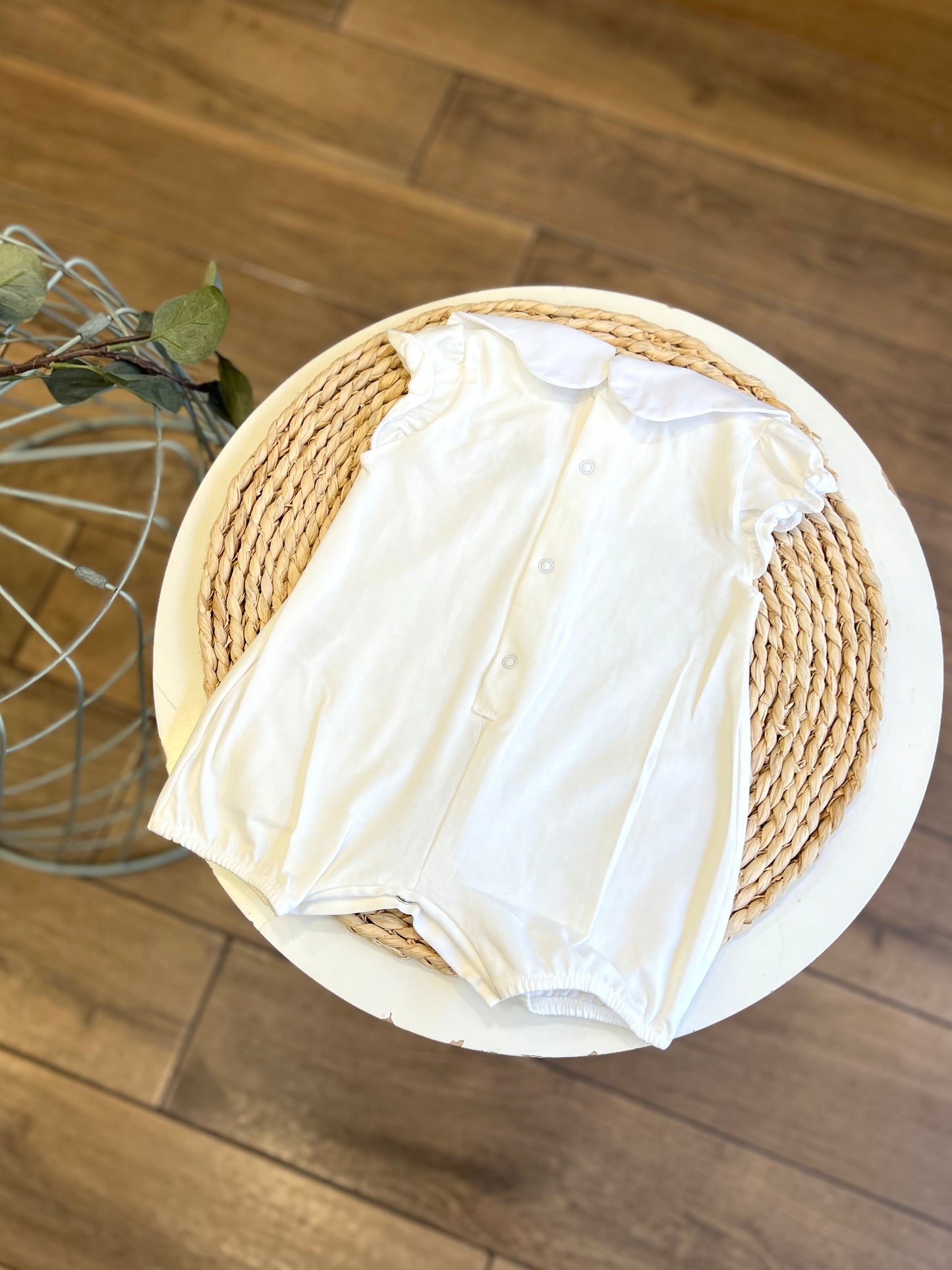 Pagliaccetto in cotone Latte