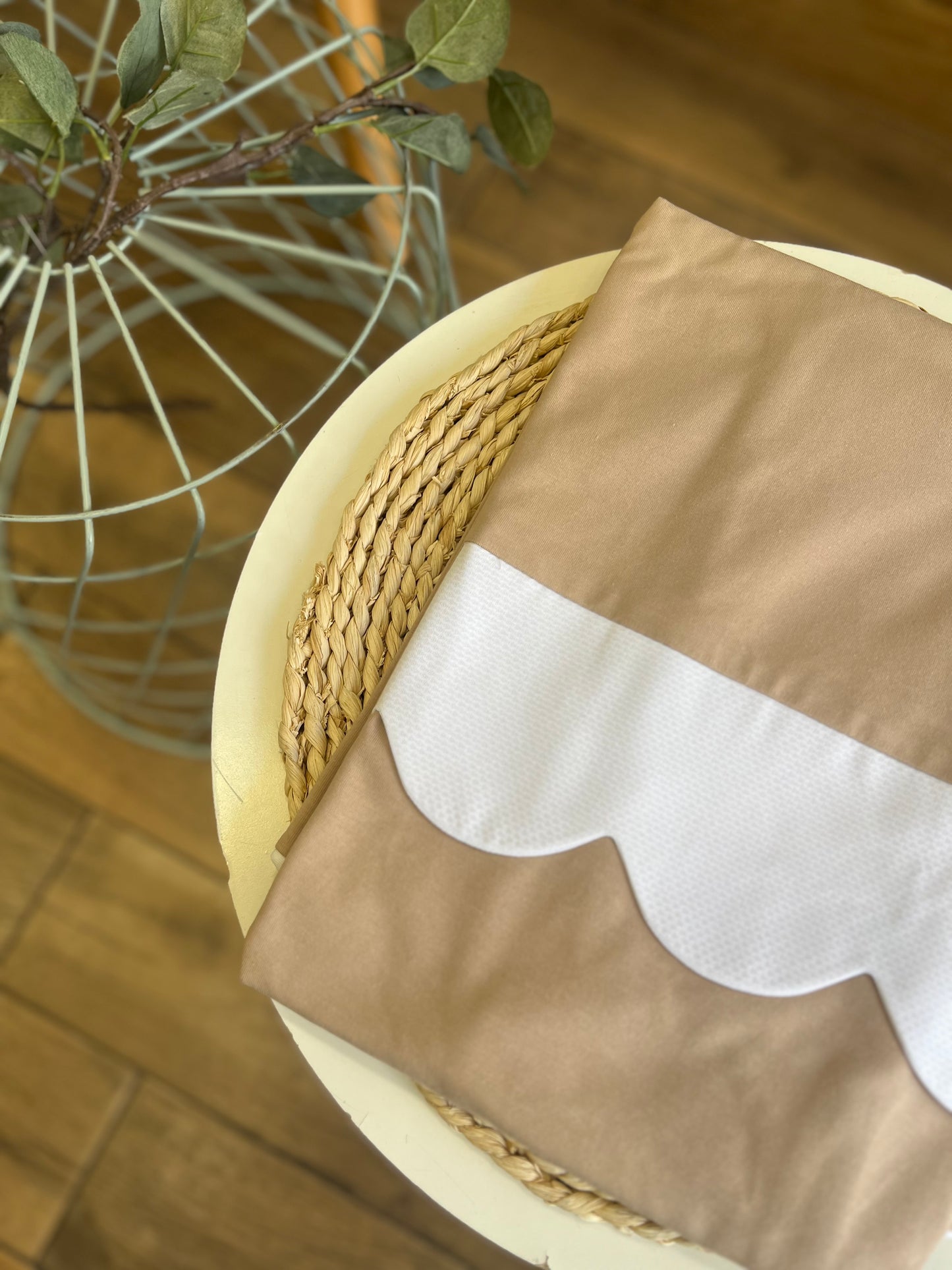 Copertina carrozzina nuvola beige