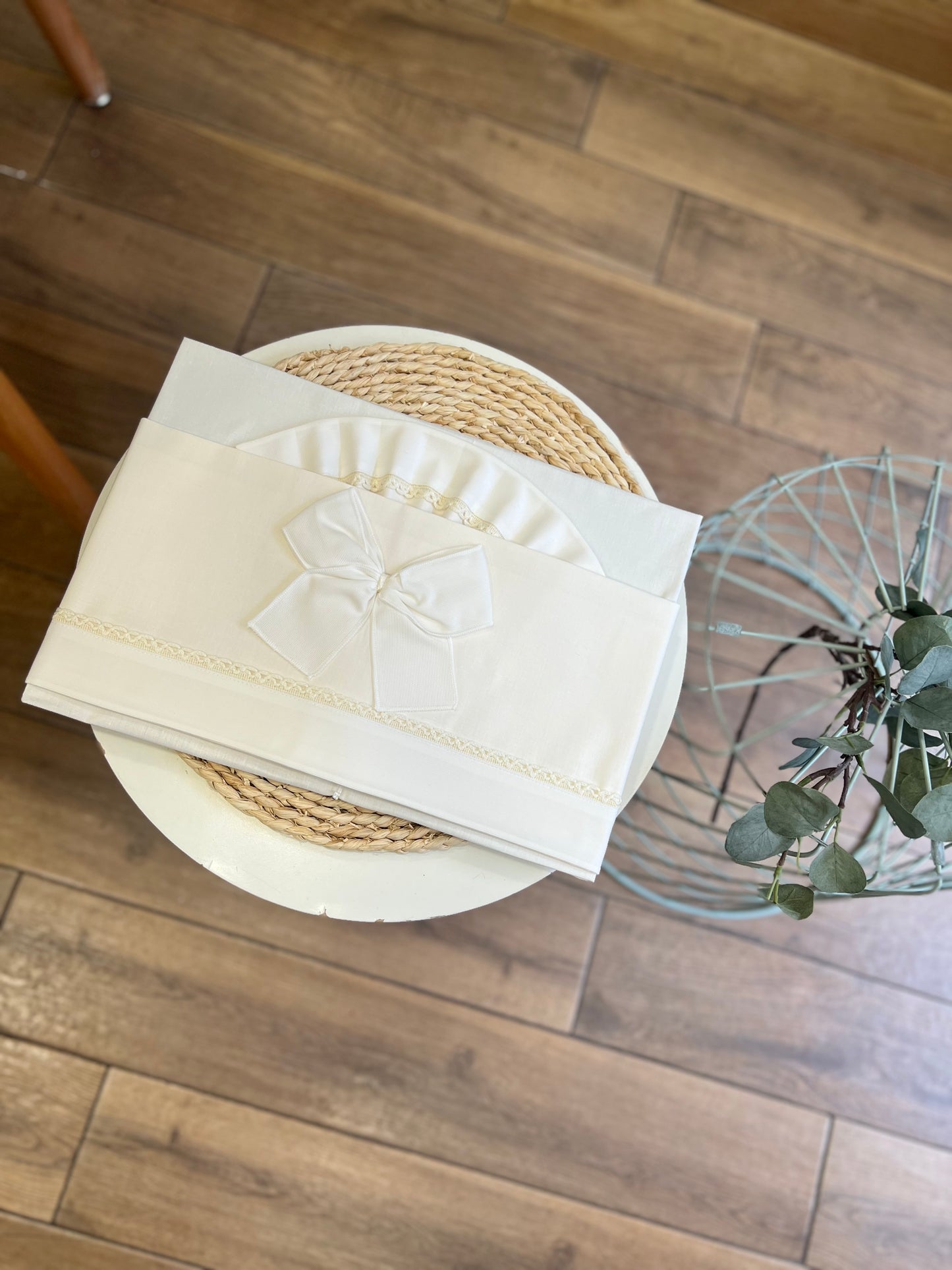 Set carrozzina con fiocco