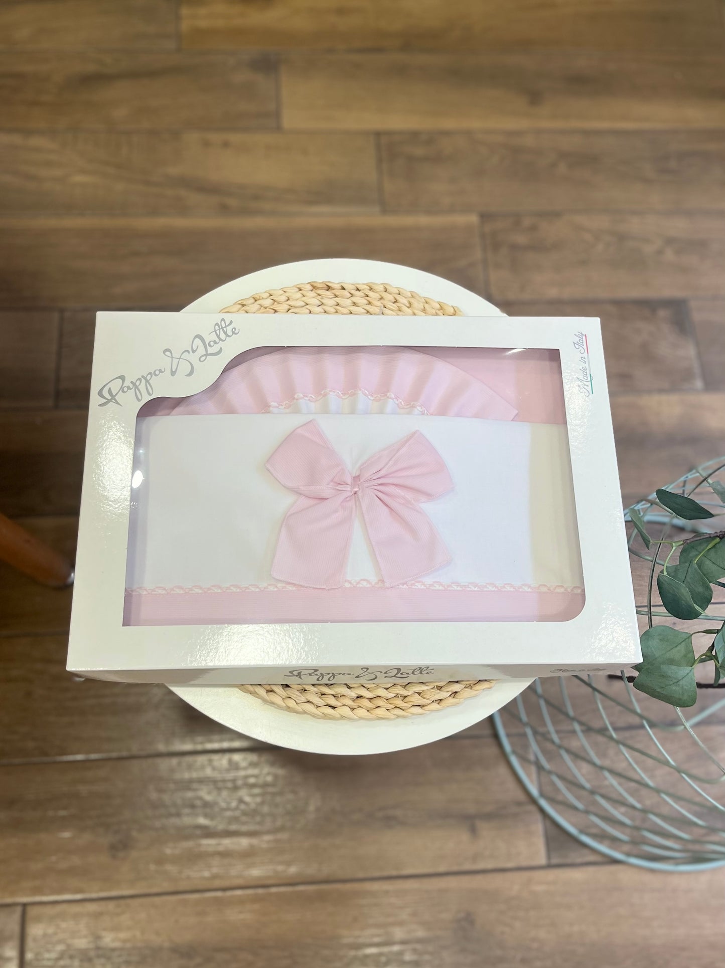 Set lenzuola Lettino Fiocco