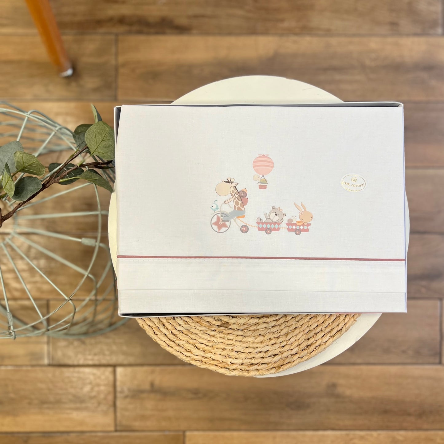 Set carrozzina Trenino Safari Rosa cipolla