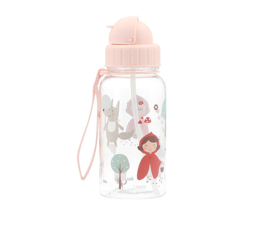 Borraccia Plastica Little Red Personalizzabile