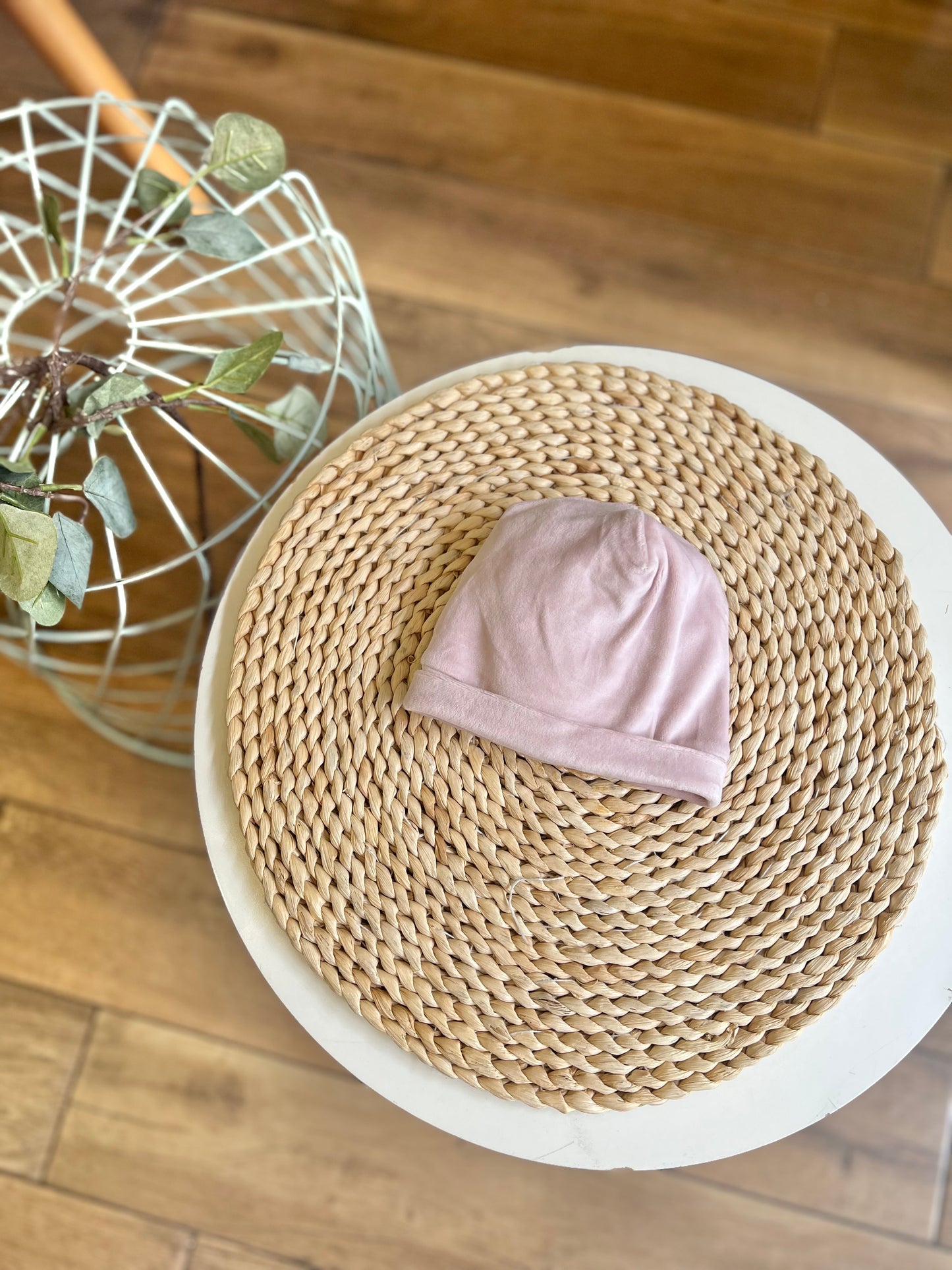 Cappellino in ciniglia