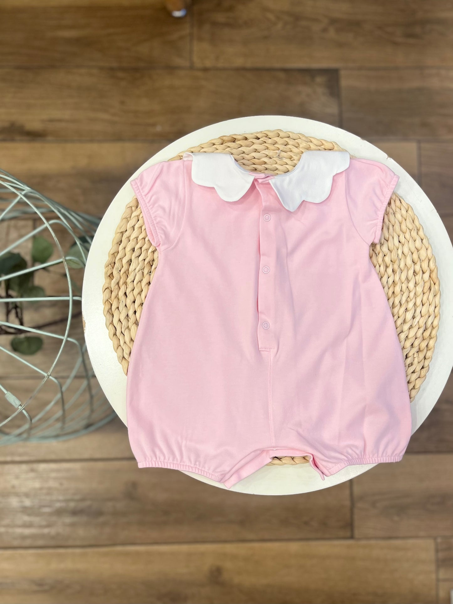 Pagliaccetto in cotone con colletto