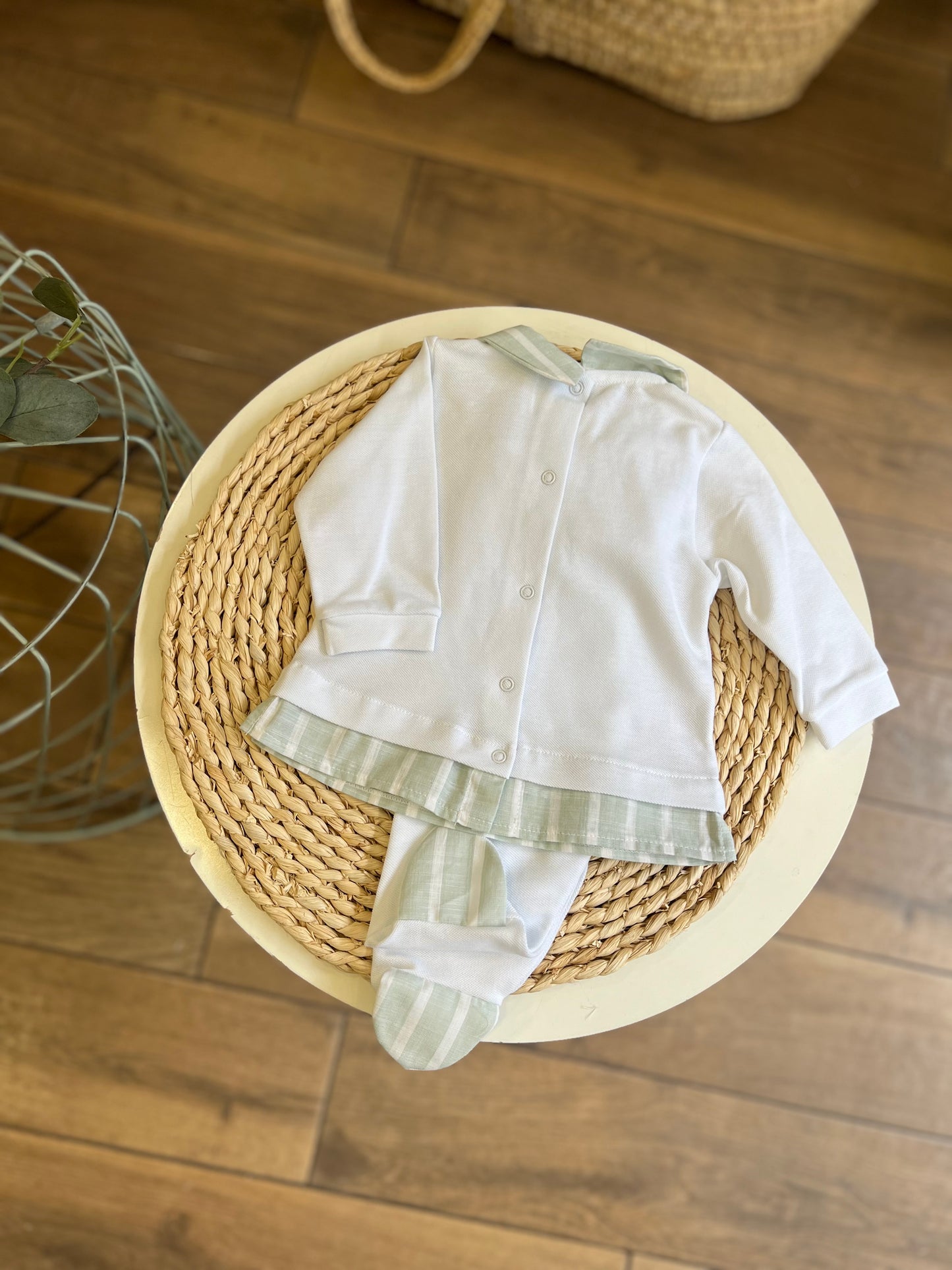 Completo in cotone Salvia