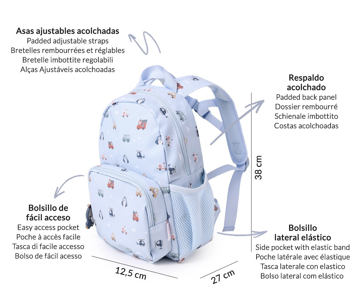 Zainetto Tutete City Cars Personalizzabile