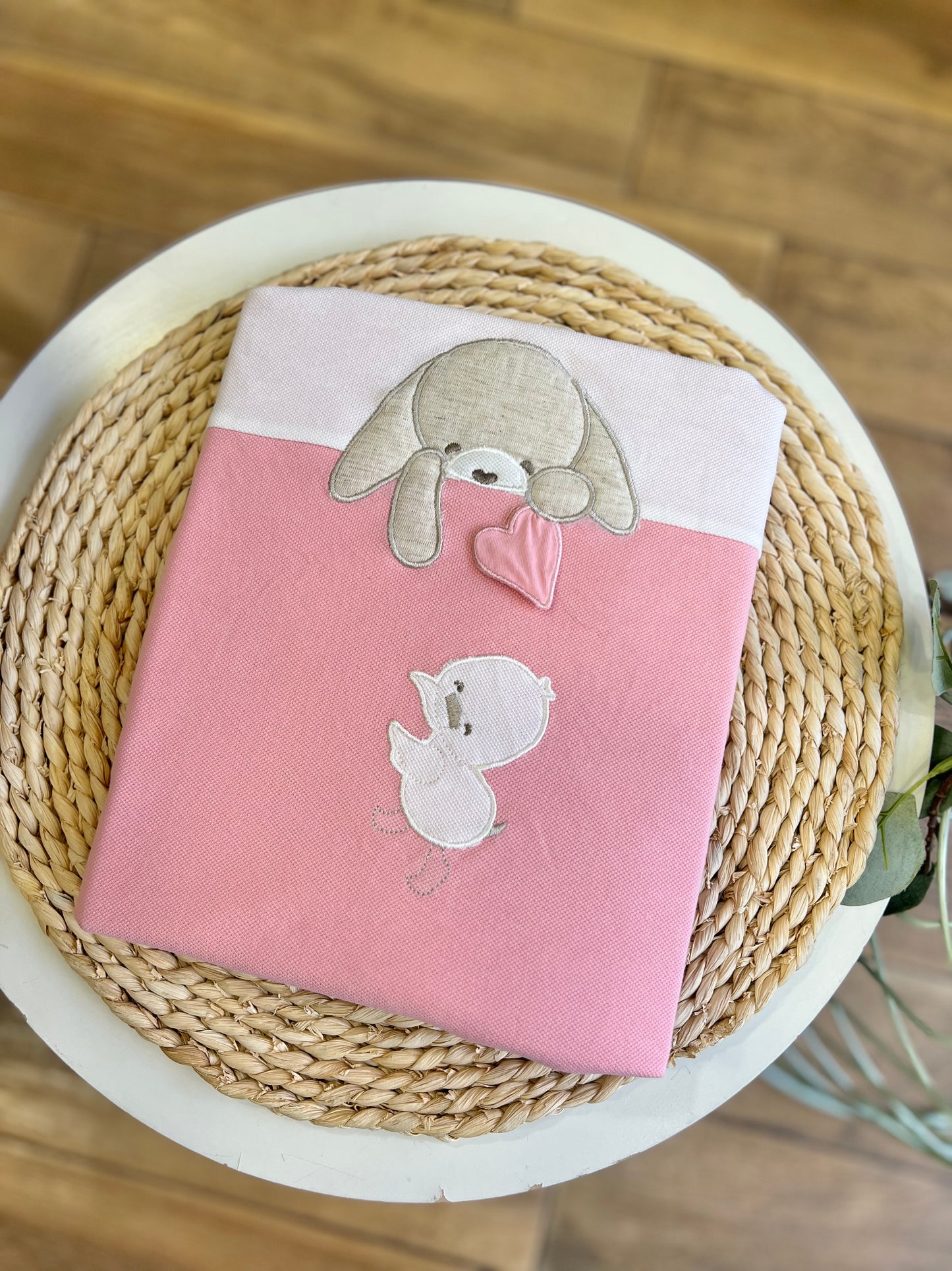 Coperta in cotone Cuak rosa