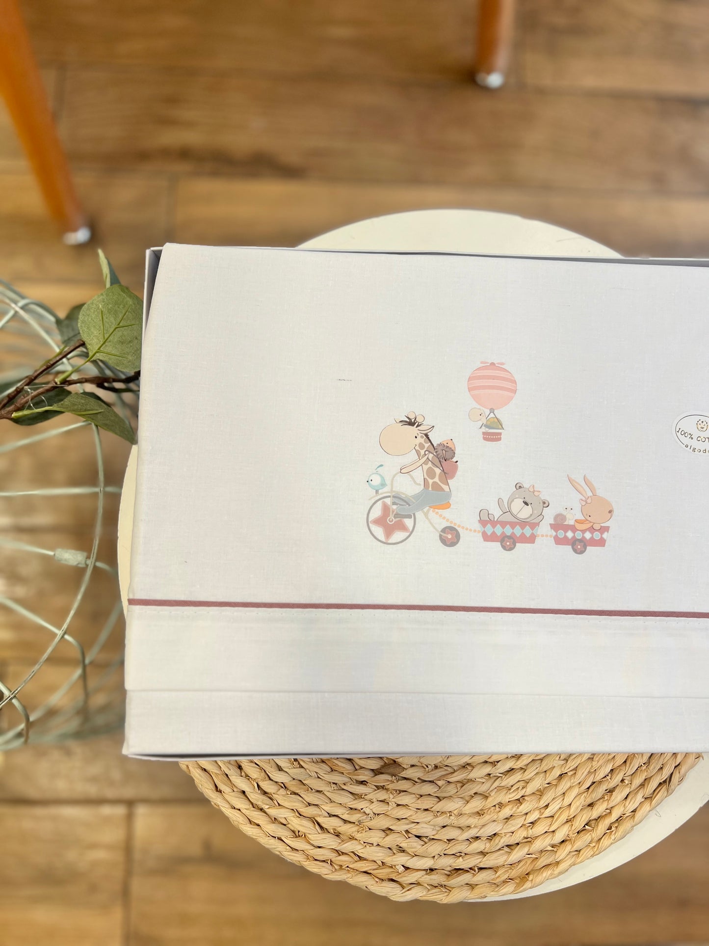 Set carrozzina Trenino Safari Rosa cipolla