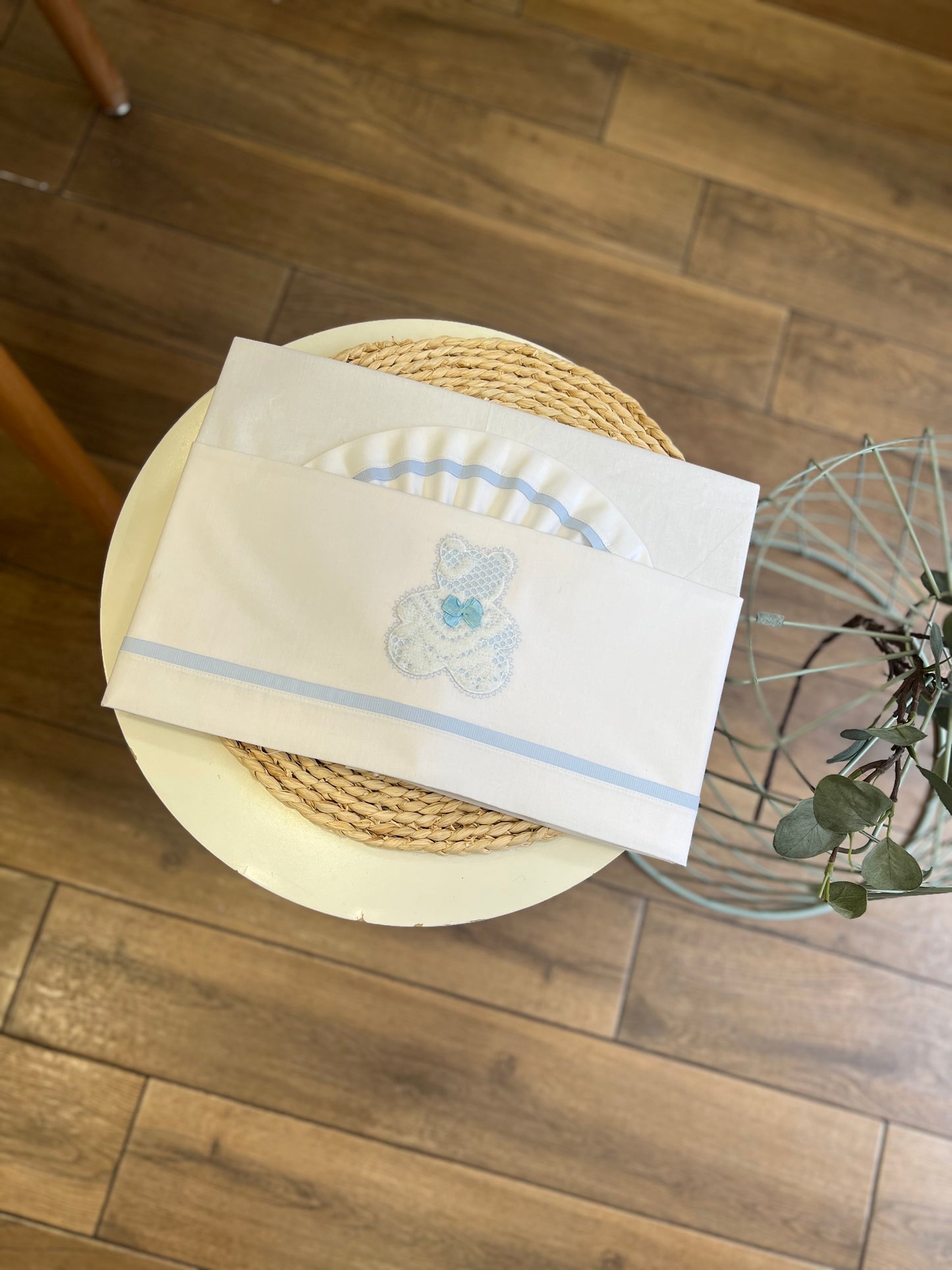 Set carrozzina Orsetto pizzo