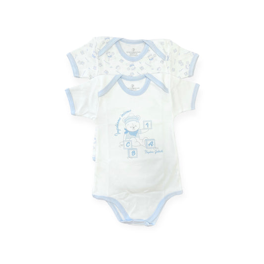 Set 2 body caldo cotone mezza manica