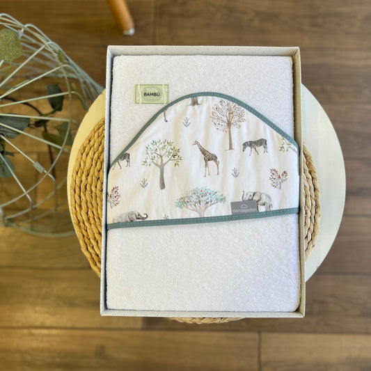 Accappatoio triangolo Safari cotone Bamboo 100%