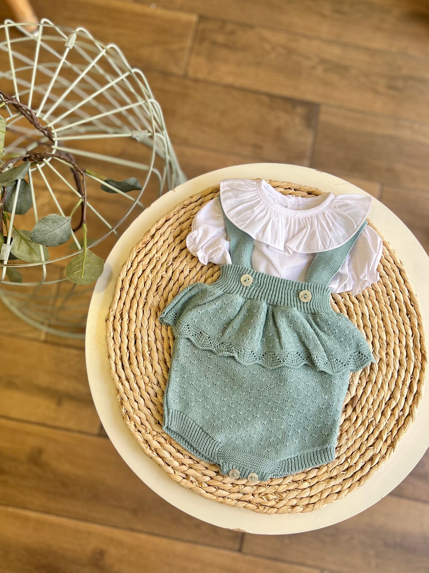 Set con camicina e pagliaccetto