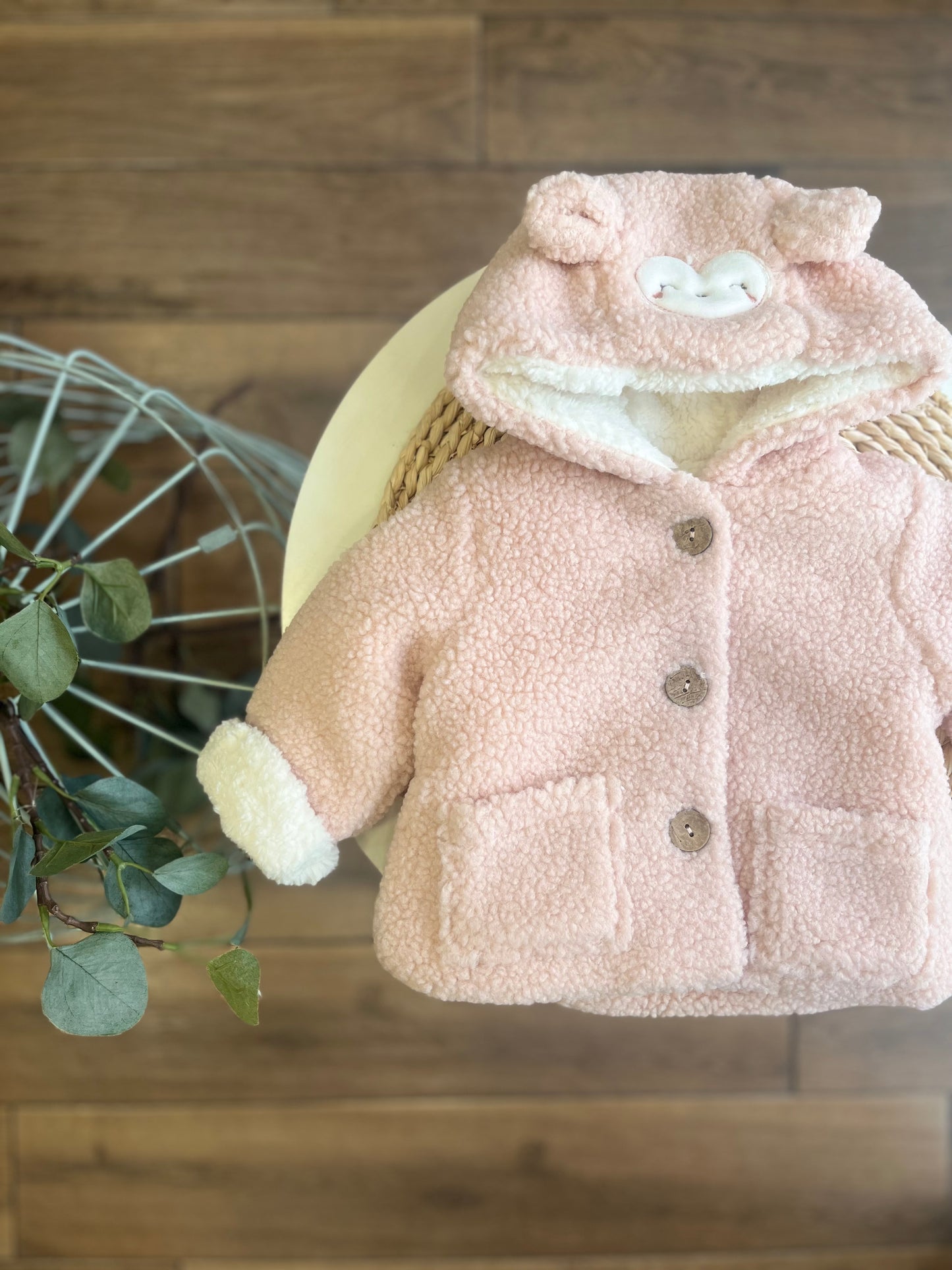 Cappottino Teddy rosa