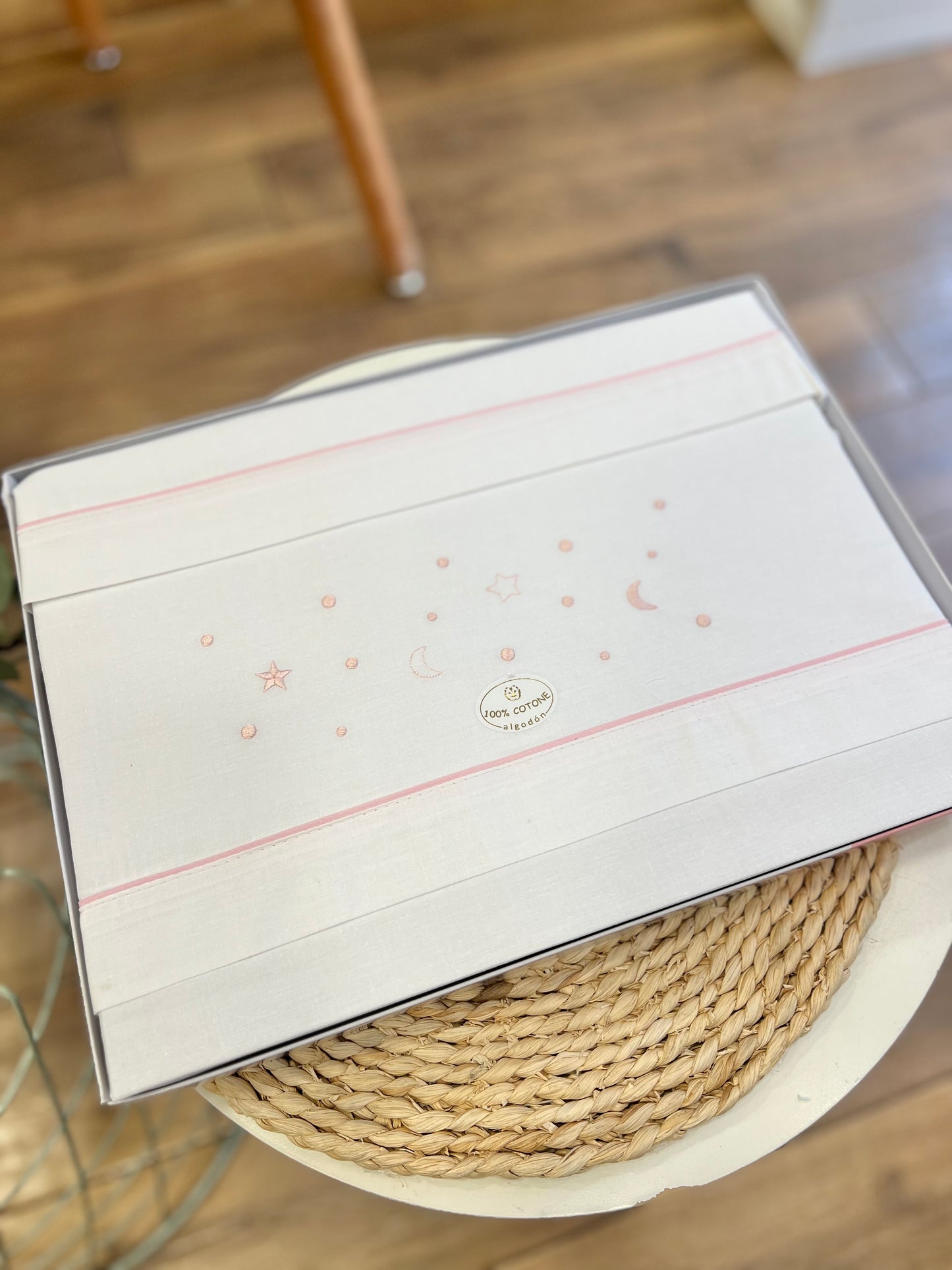 Set carrozzina Stelline Rosa