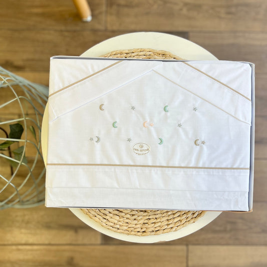 Set carrozzina Stelline bordo marroncino