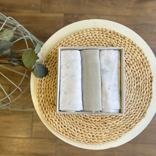 Quadrati in cotone garzato