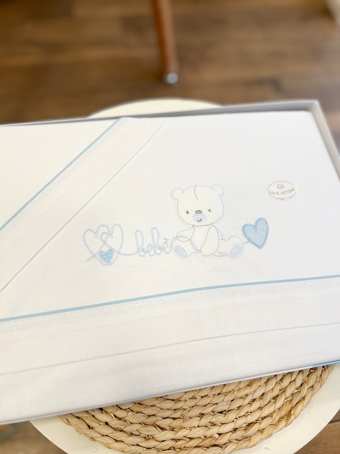 Set carrozzina Orsetto Baby Azzurro