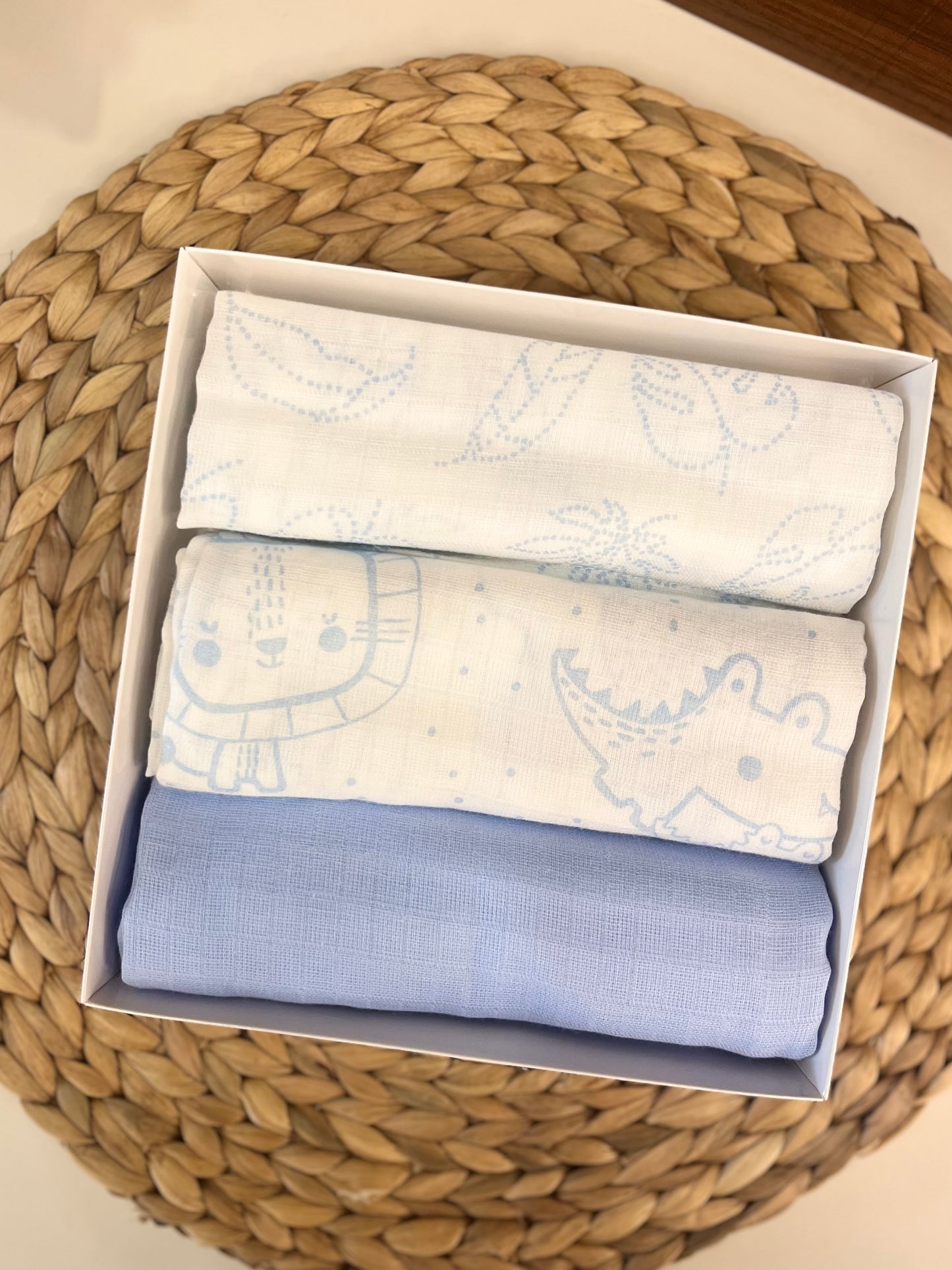 Quadrati in cotone garzato