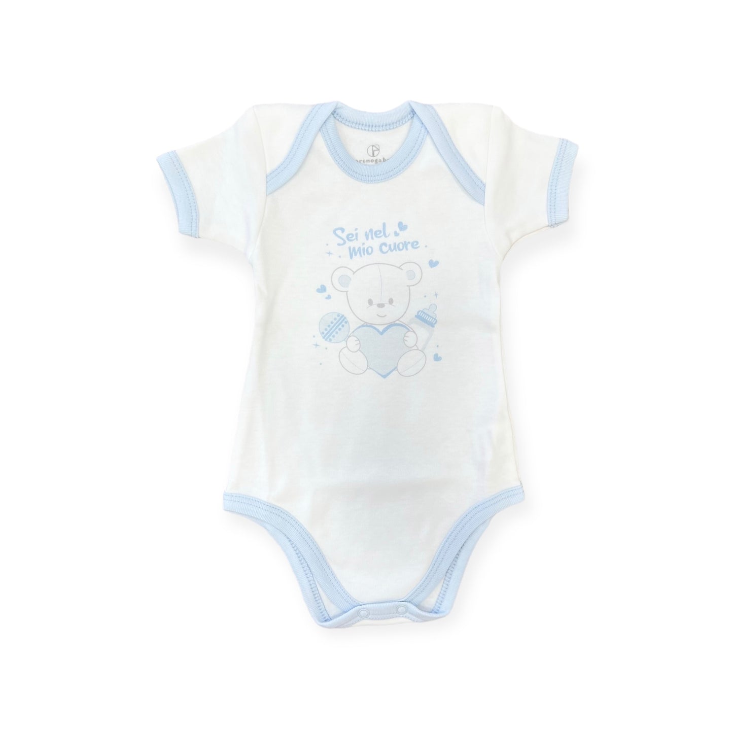 Set 2 body caldo cotone mezza manica