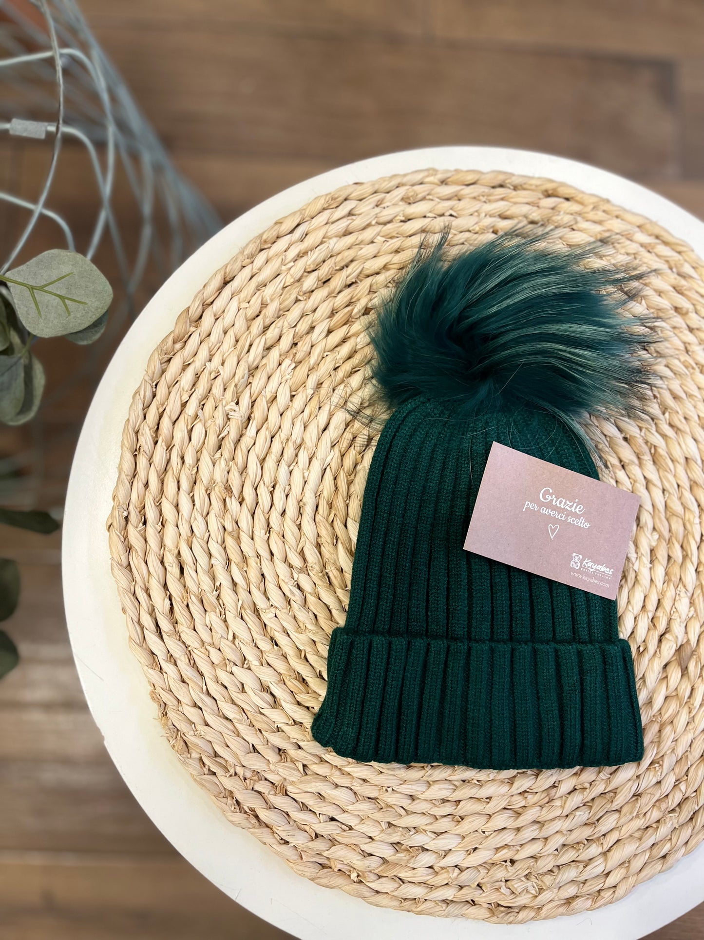 Cappello con Pon pon