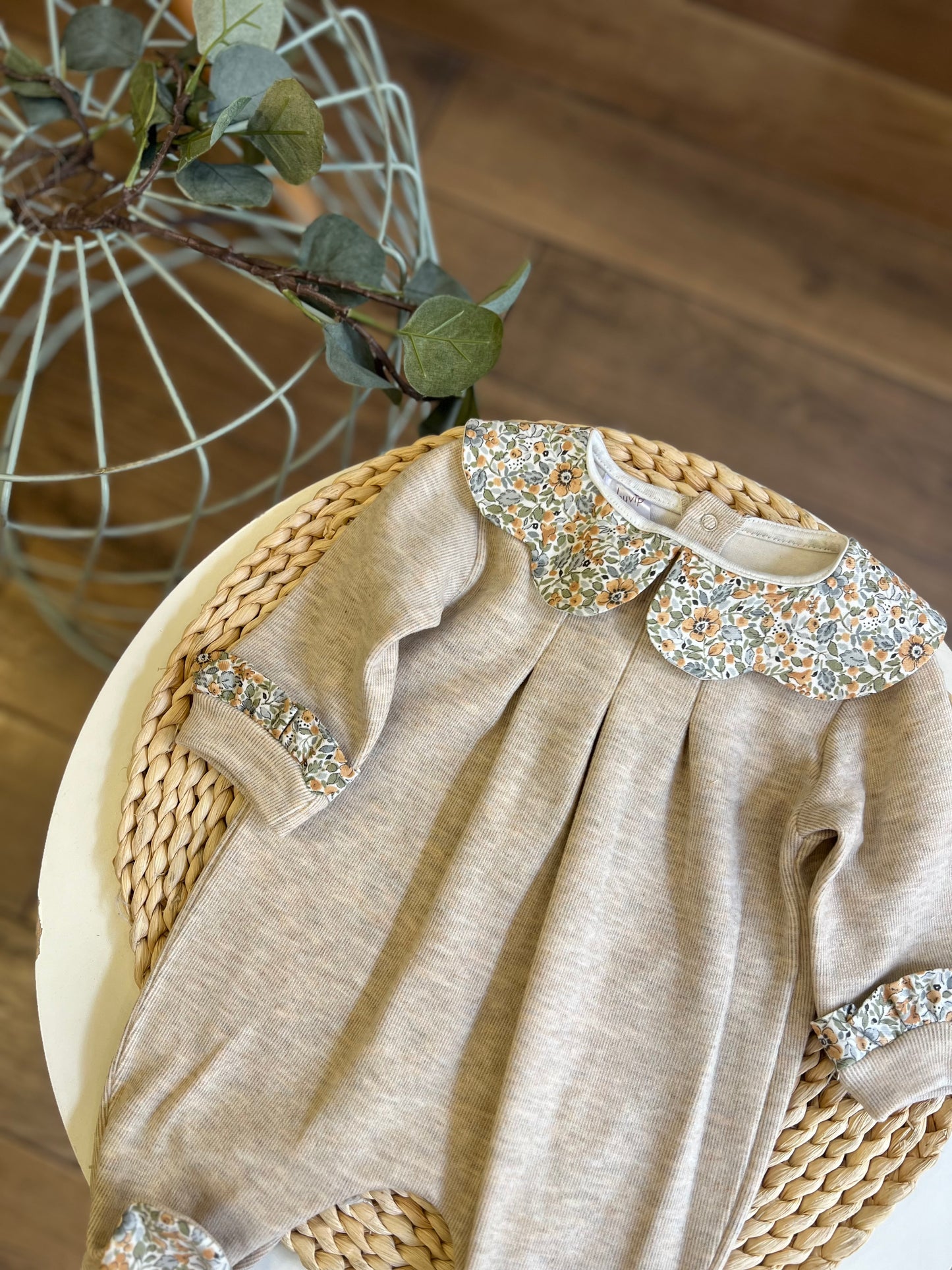 Tutina in ciniglia Flower