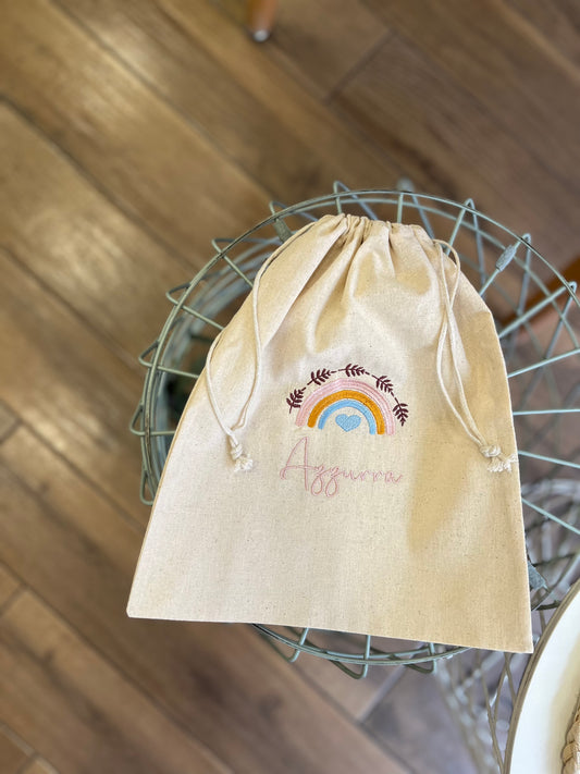 Sacchetto in cotone biologico personalizzato piccolo