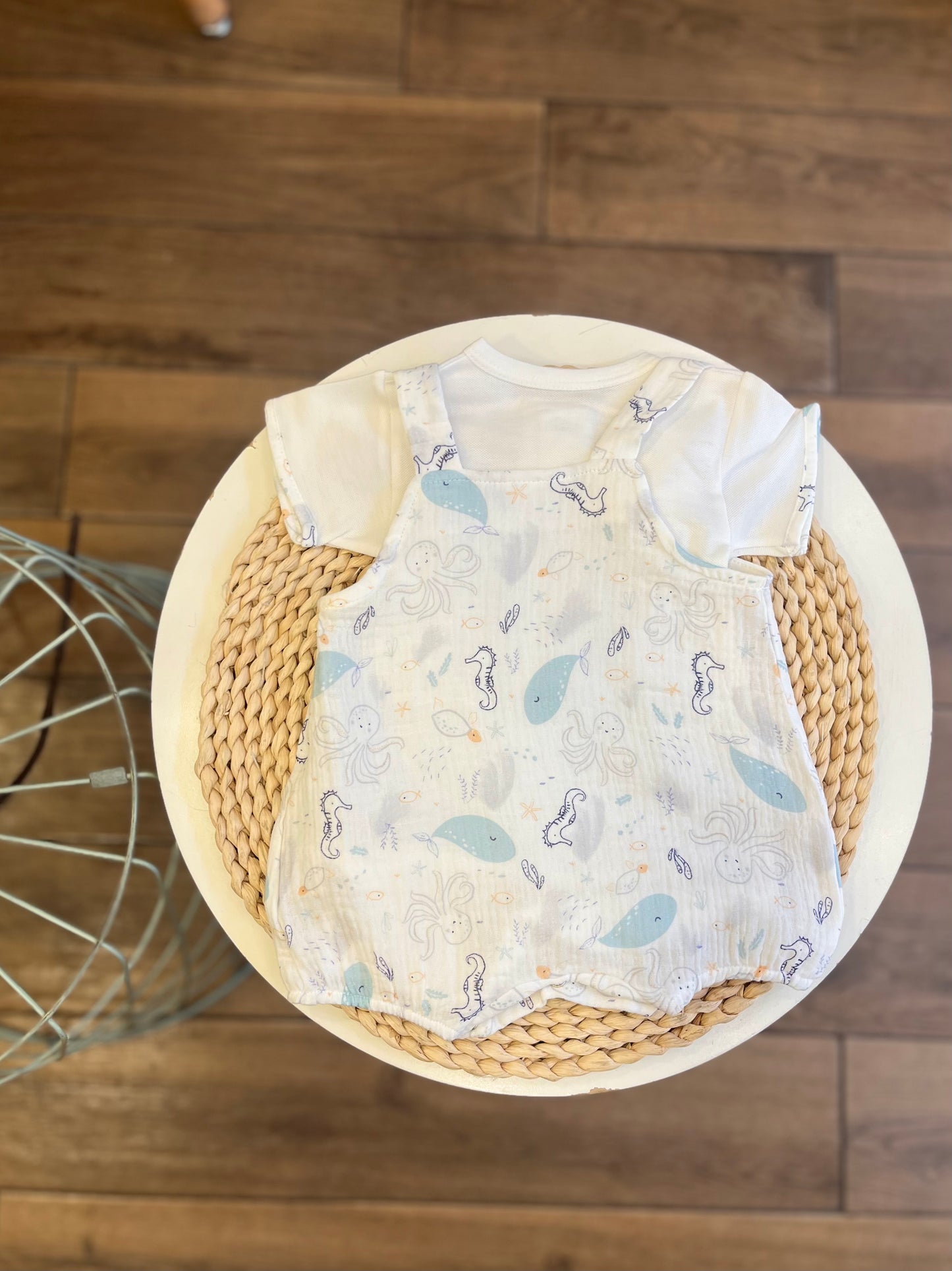 Salopette con body Sealife