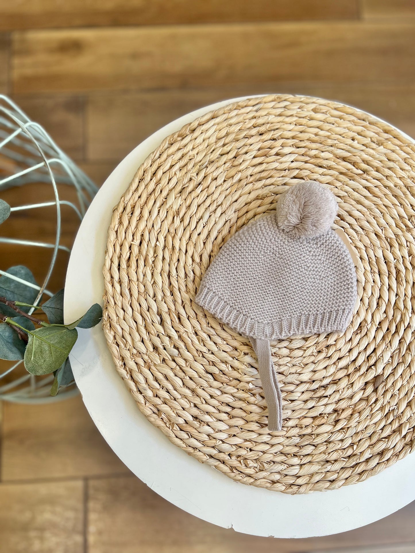 Cappellino Pon Pon Pietra