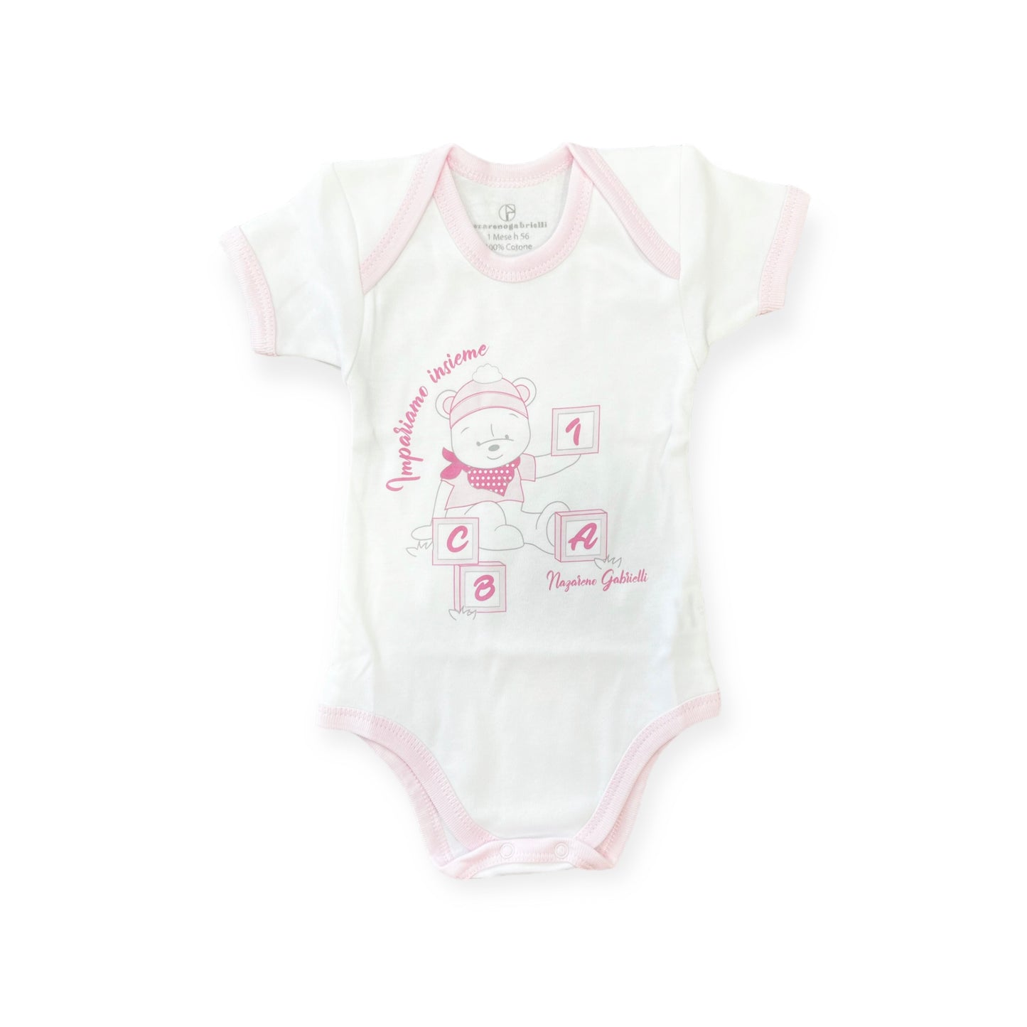 Set 2 body caldo cotone mezza manica