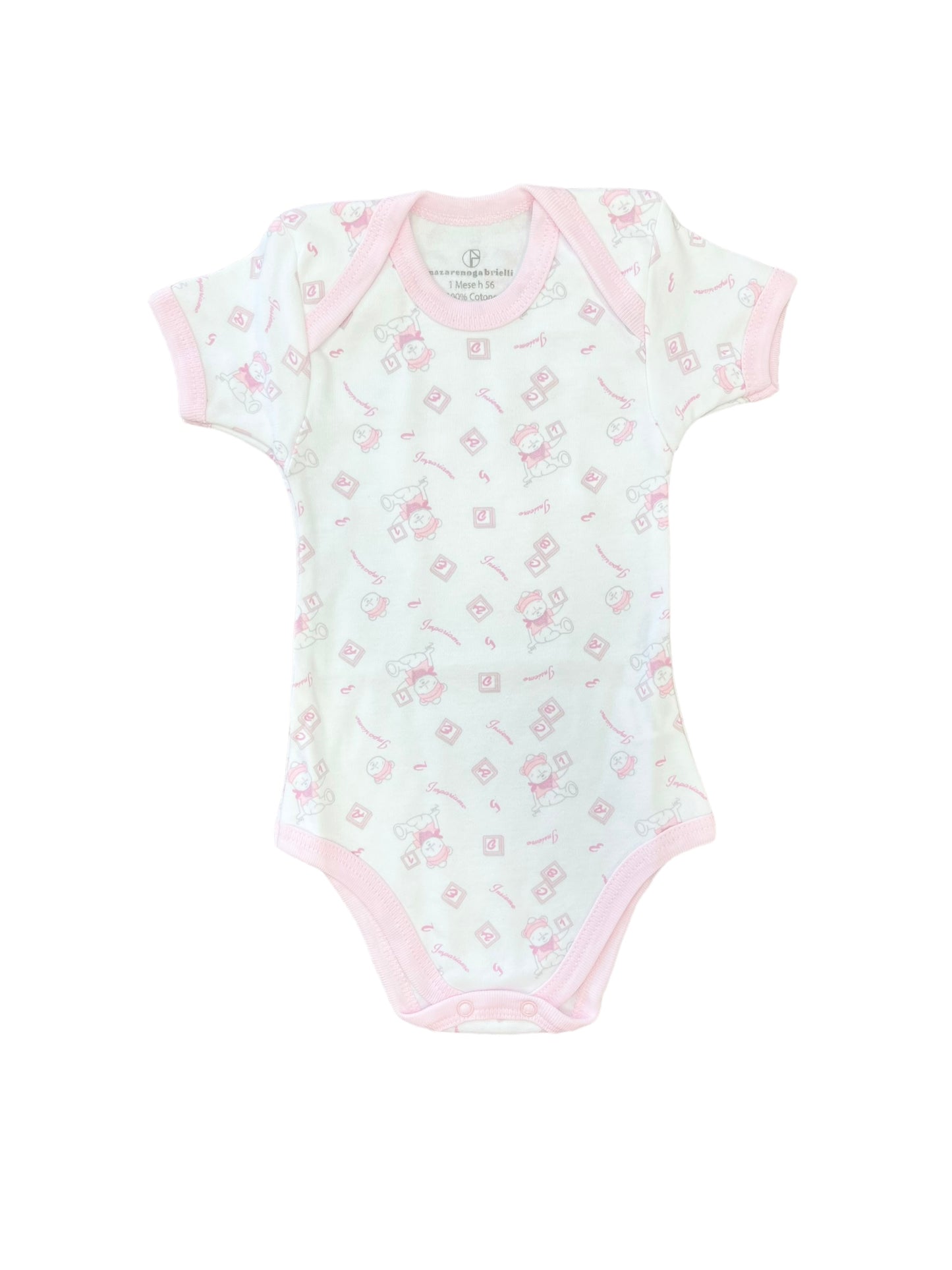 Set 2 body caldo cotone mezza manica