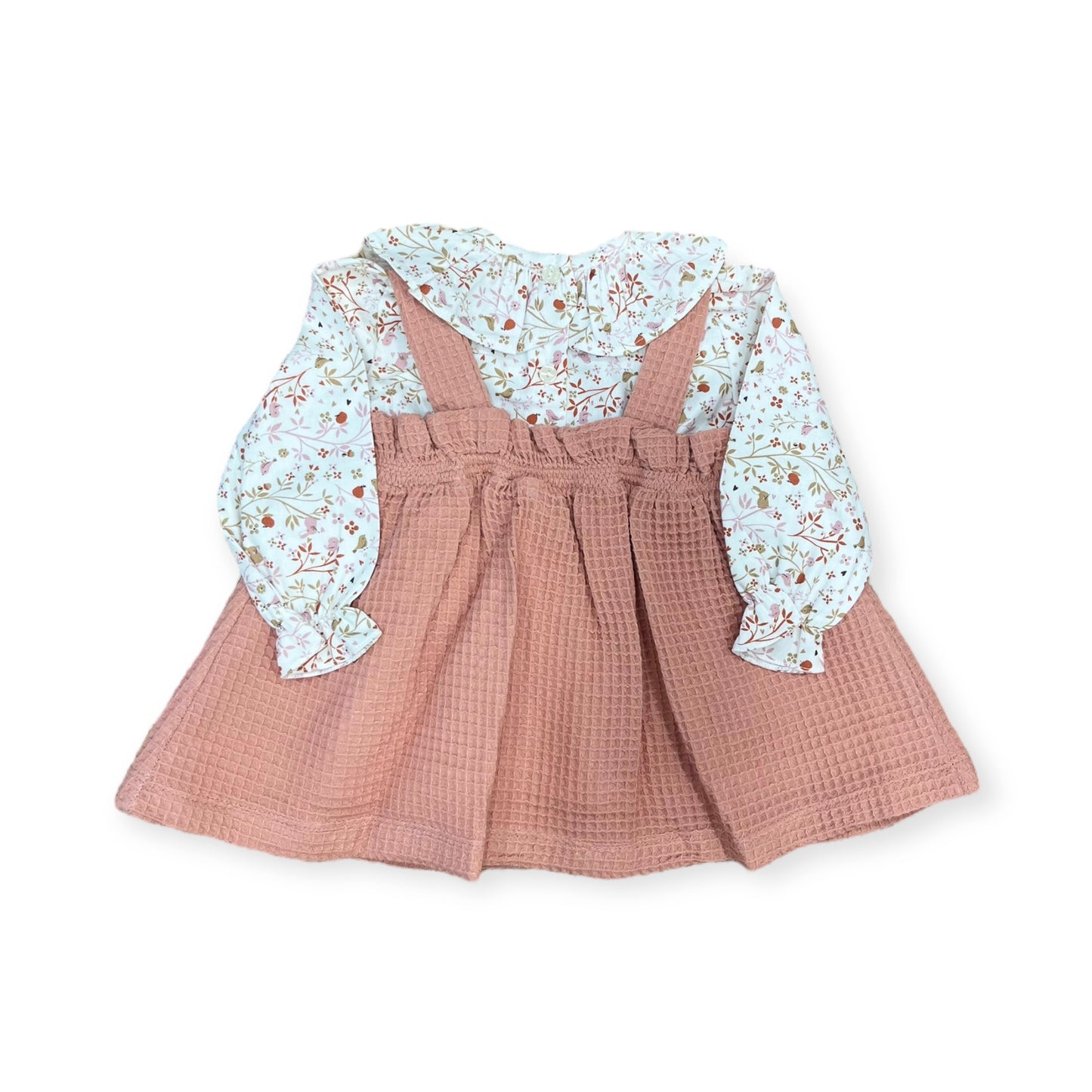 Completo camicia e salopette