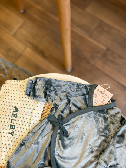 Tutina in ciniglia Soft Bamboo Verde