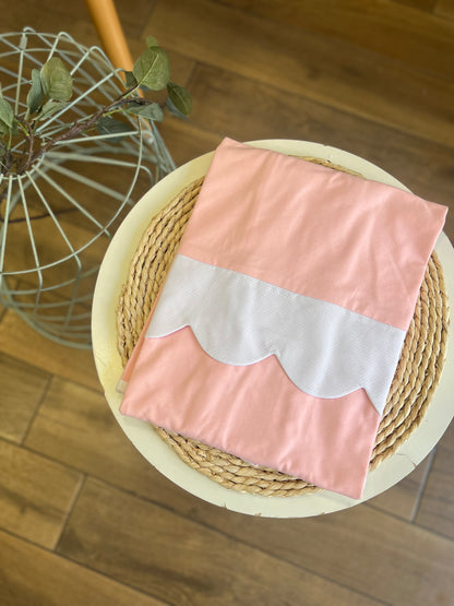 Copertina carrozzina nuvola rosa baby