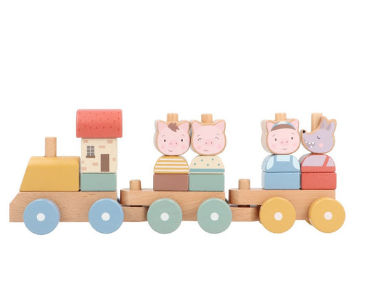 Trenino Little Pigs Family Personalizzabile