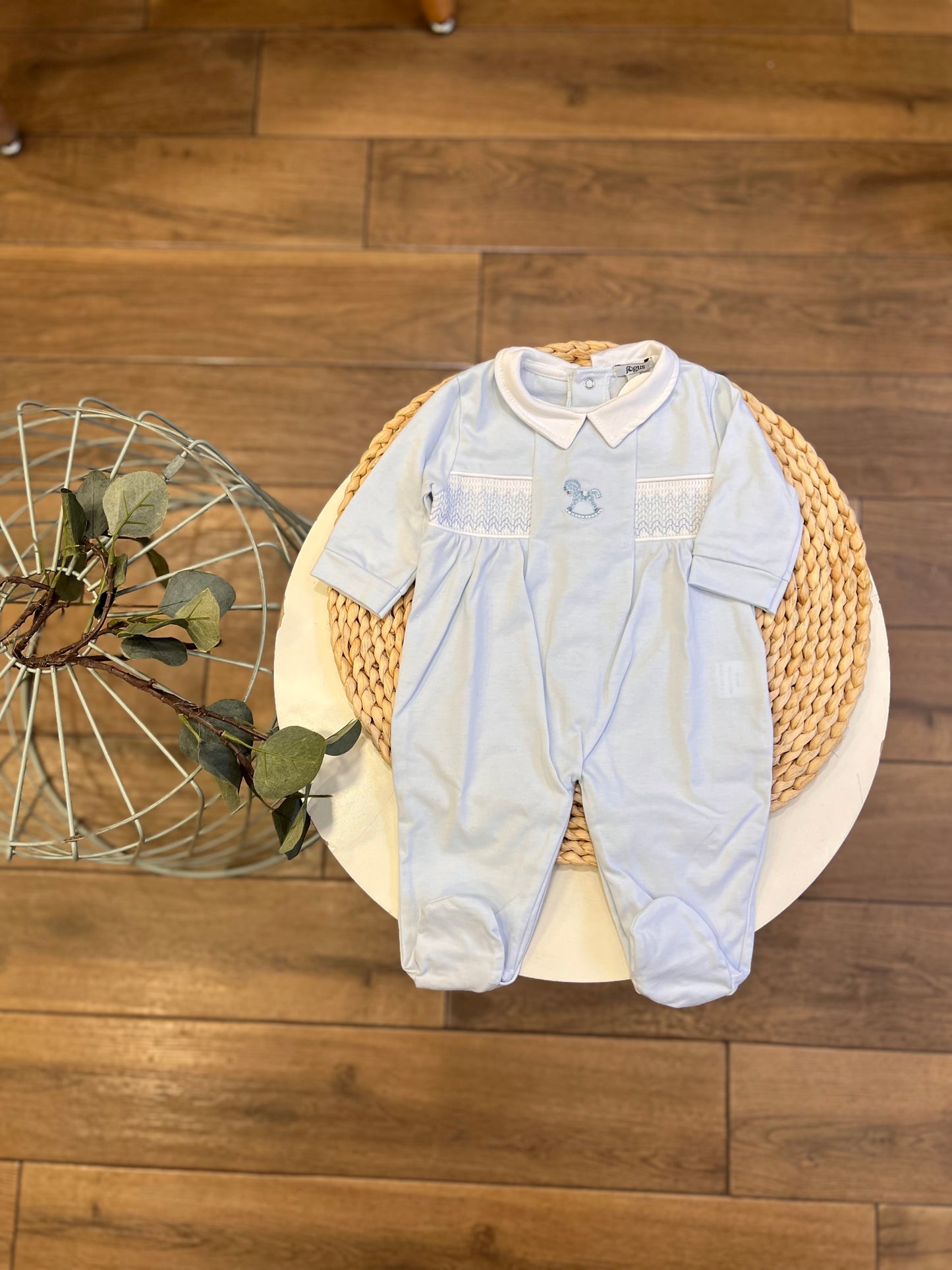 Tutina Cavaluccio a Dondolo Celeste