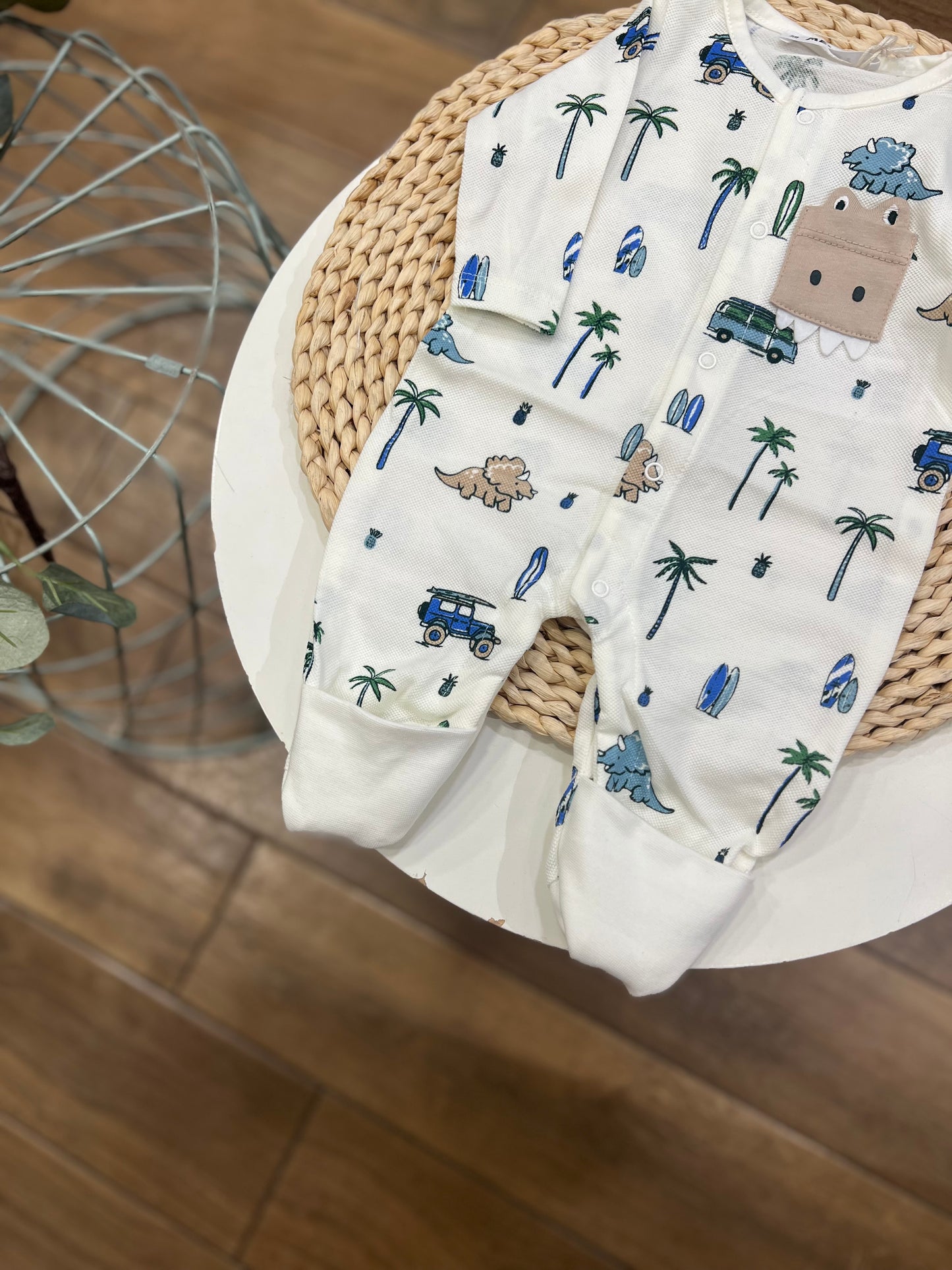 Tutina Dino in cotone