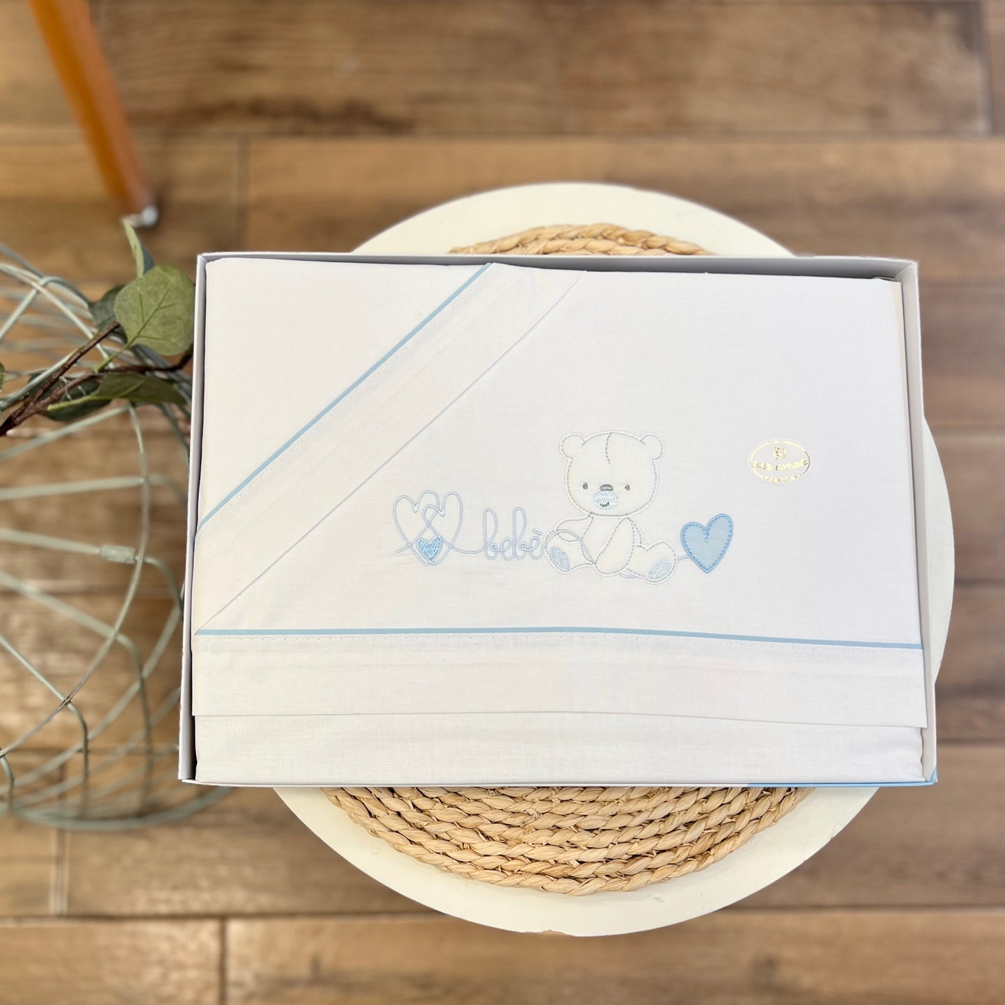 Set carrozzina Orsetto Baby Azzurro
