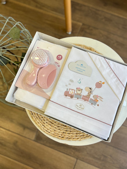 Set lettino con spazzole Trenino Safari Maquillage