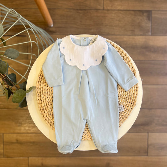 Tutina con colletto Nuvola Pois