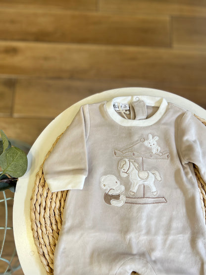 Tutina in ciniglia Soft Cavalluccio