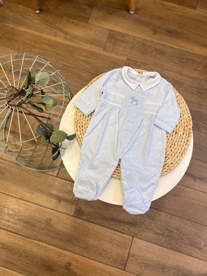 Tutina Cavaluccio a Dondolo Celeste