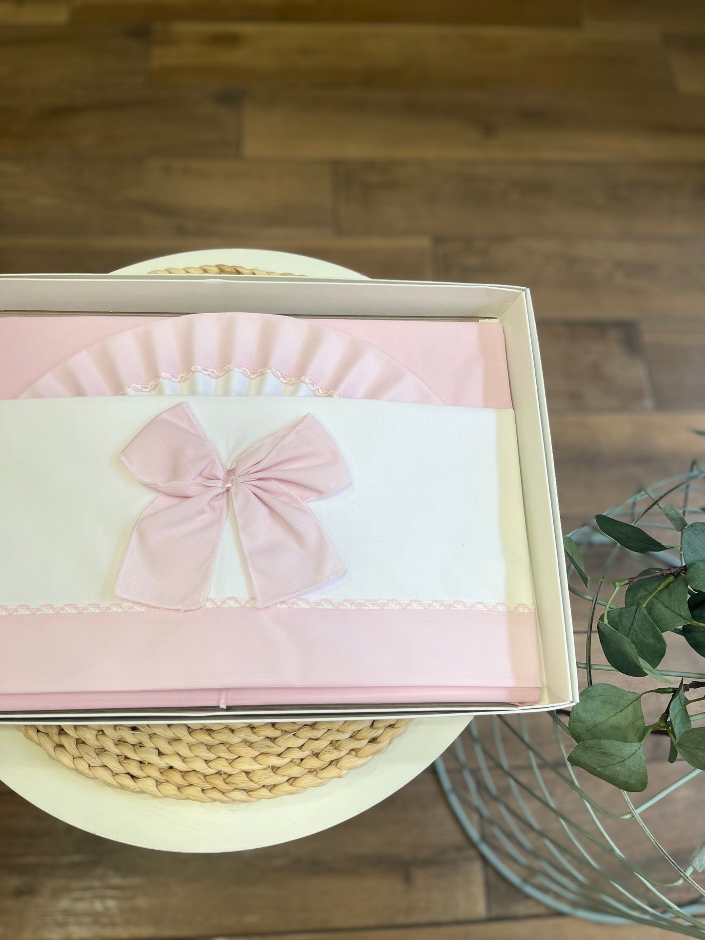 Set lenzuola Lettino Fiocco